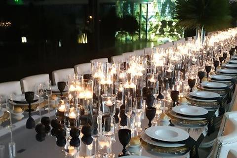 Decoração de mesa casamento