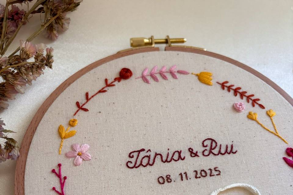 Porta Alianças personalizado