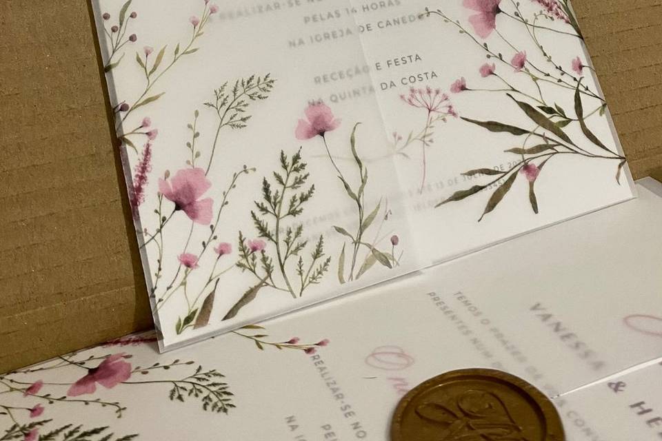 Flores selvagens rosa