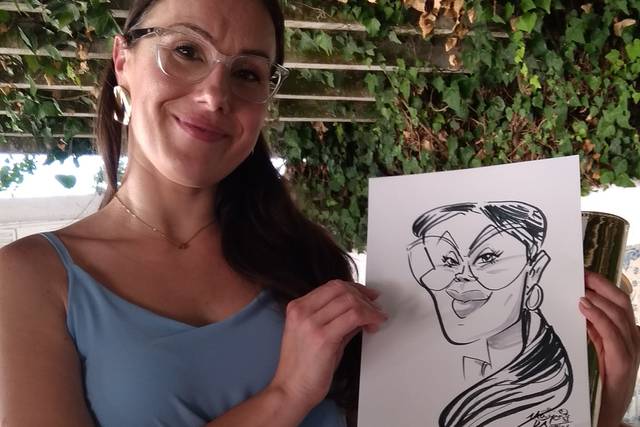 Caricaturas ao vivo