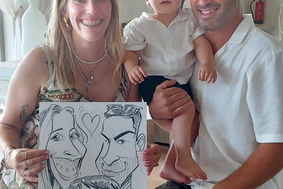 Caricaturas ao vivo