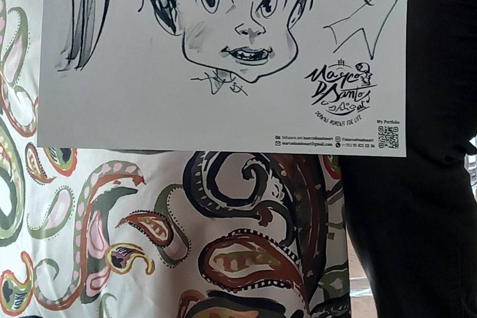 Caricaturas ao vivo