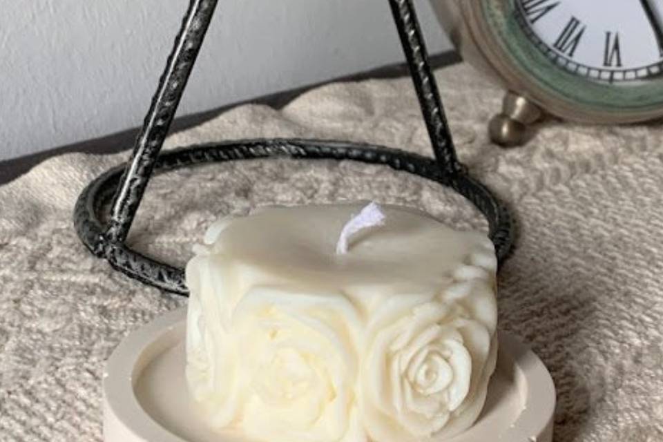 Velas de soja: rose crown
