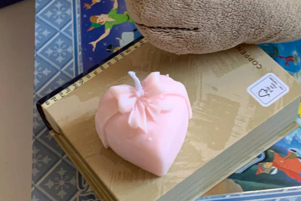 Velas de soja: little heart