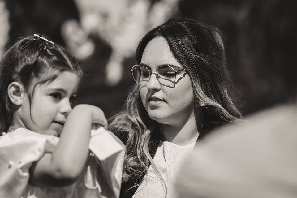 Madrinha com a Benedita