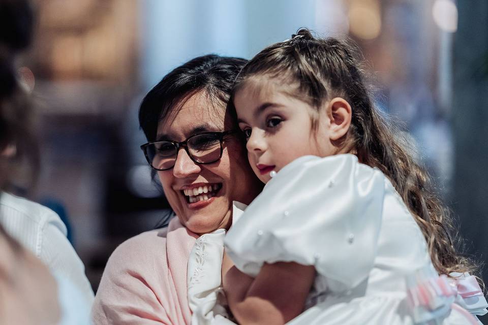 Madrinha com a margarida