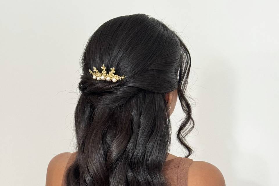 Bridal hair