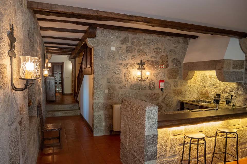 A kitchenette localizada no rc