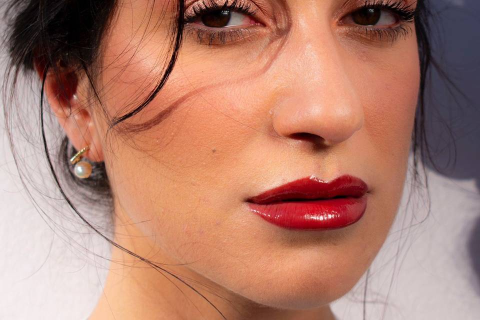 Natural com labio evidenciado