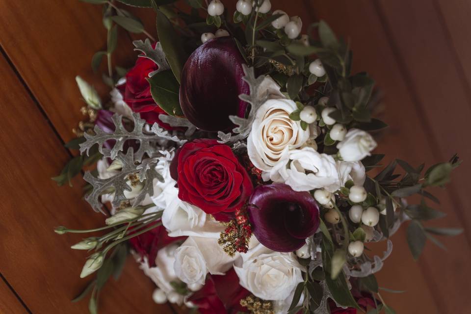 Bouquet vermelho