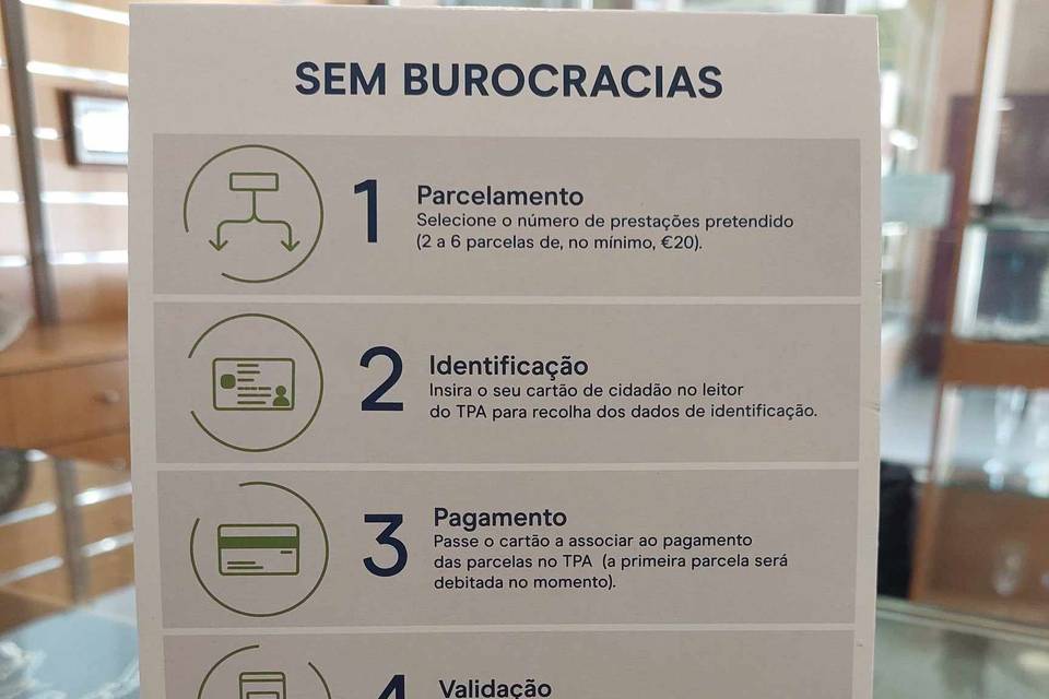 Pagamentos sem juros até 6X