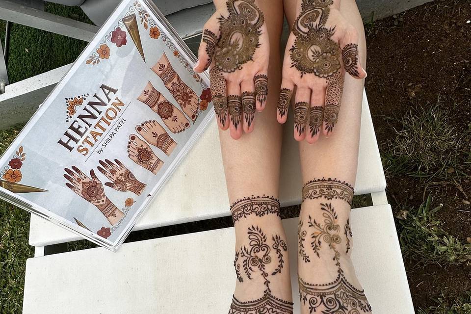 Bridal henna