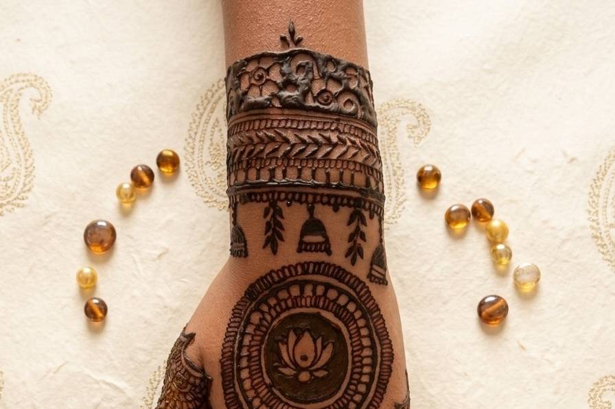 Wedding henna design