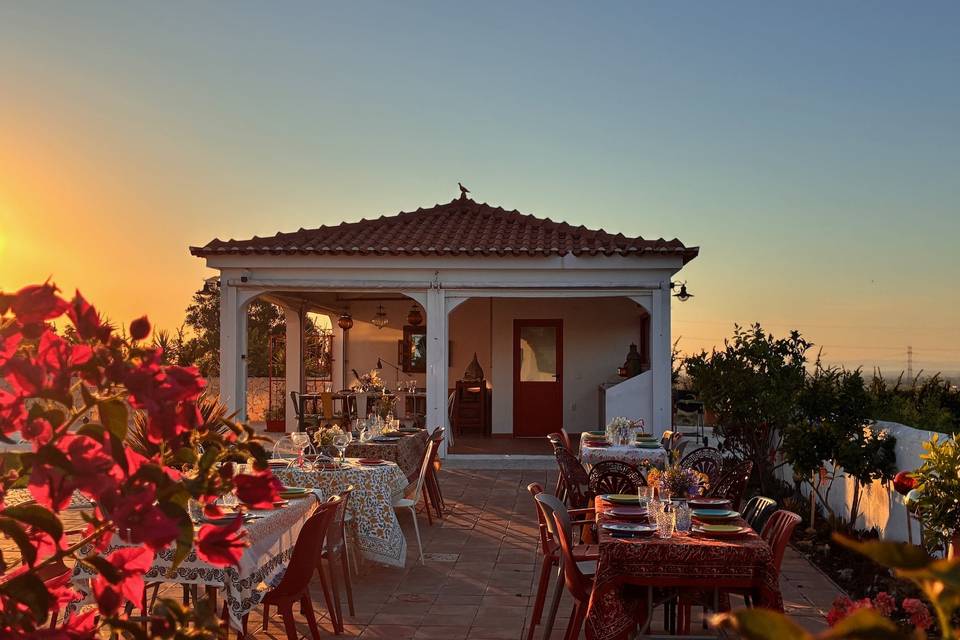 Courtyard informal dining