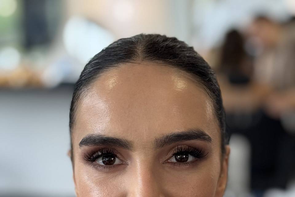 Bridal makeup look