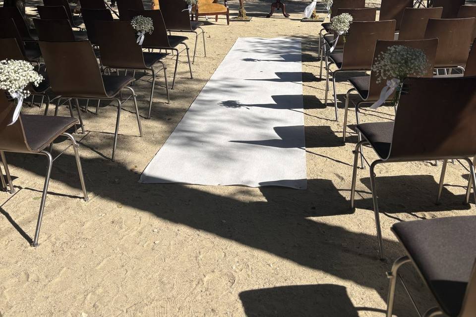 Caminho para altar