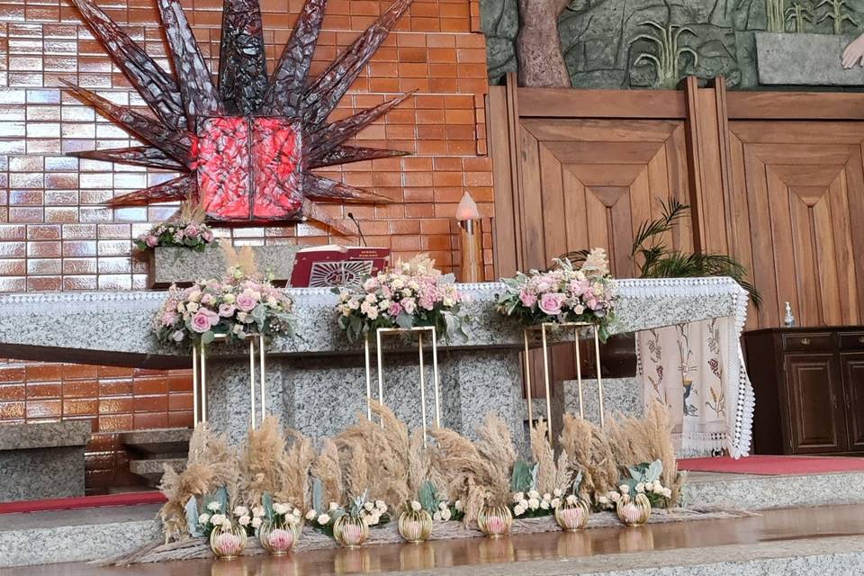 Deco floral altar