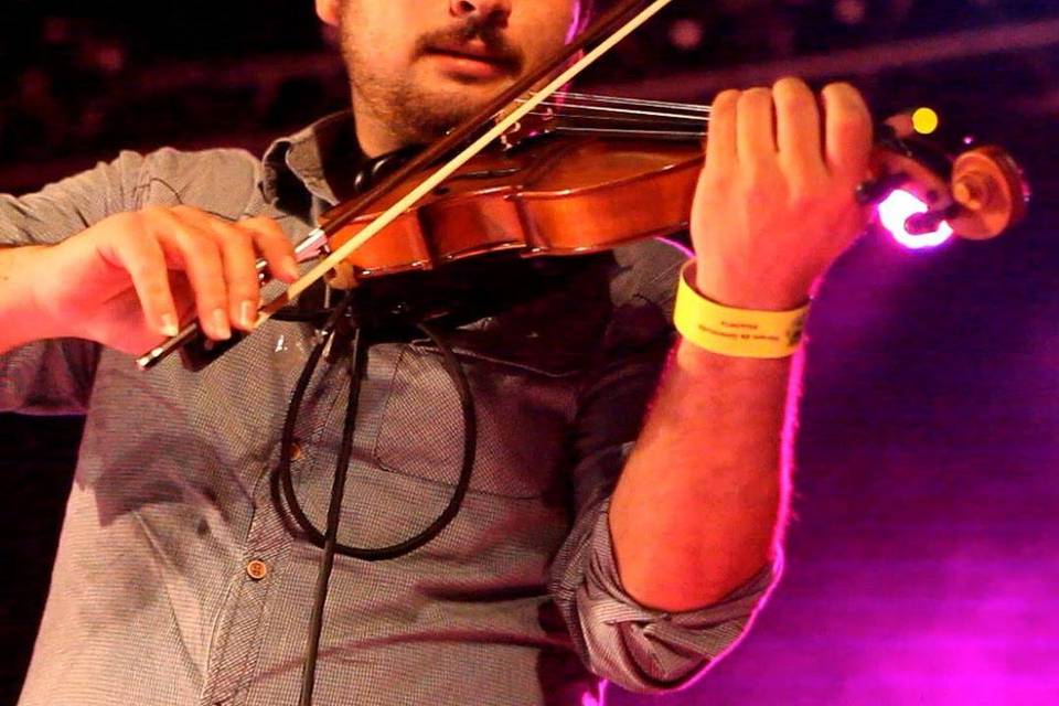 Violin in festival