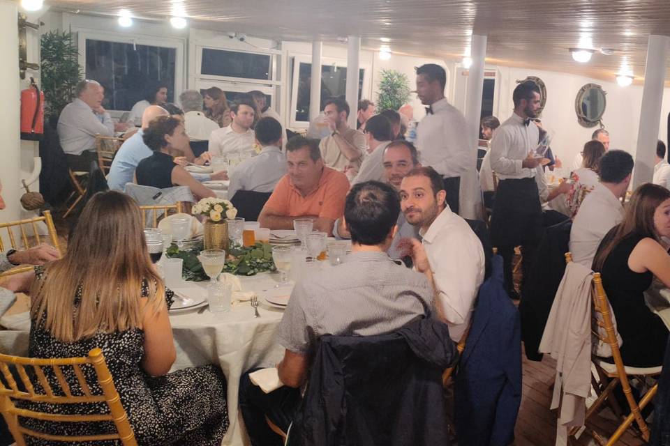 Evento em barco