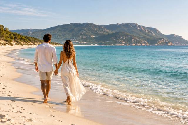 Praia romântica
