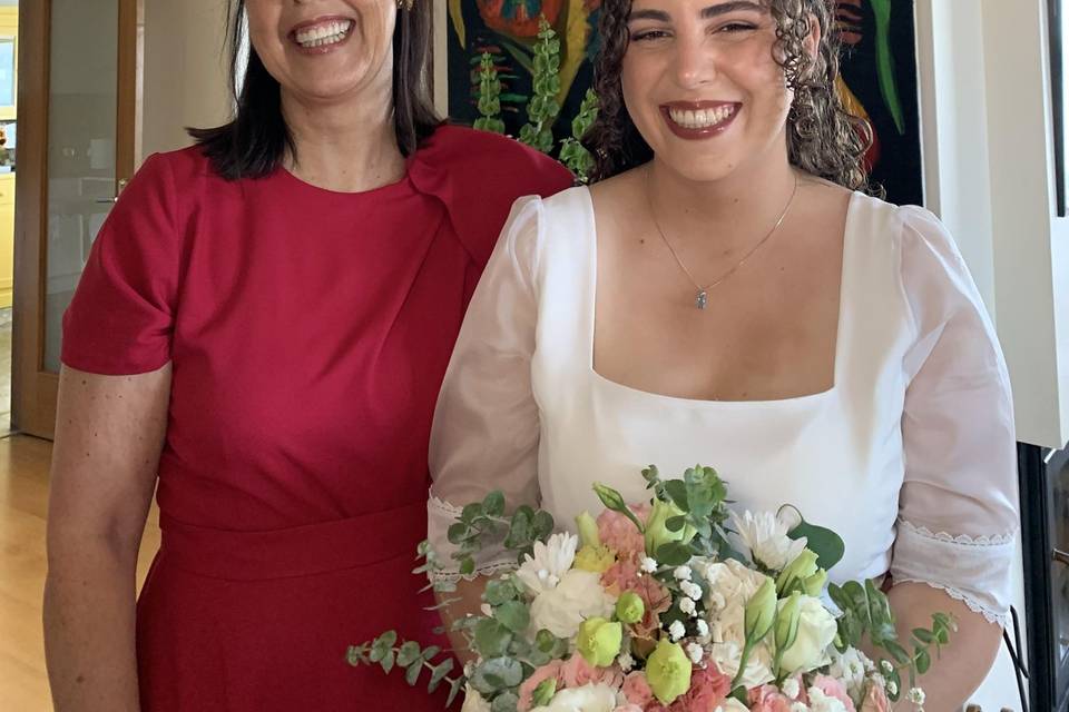 Noiva Teresa e Mãe