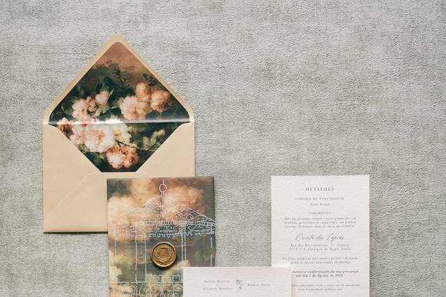 Convite de casamento