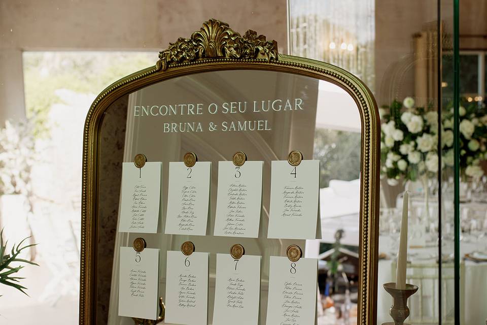 Seating Plan em espelho
