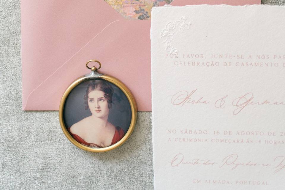 Convite de casamento