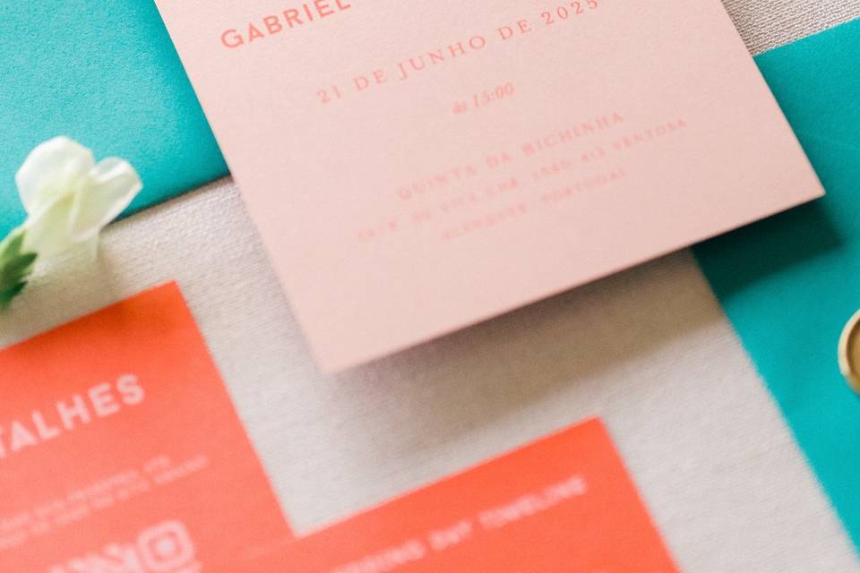 Convite de casamento