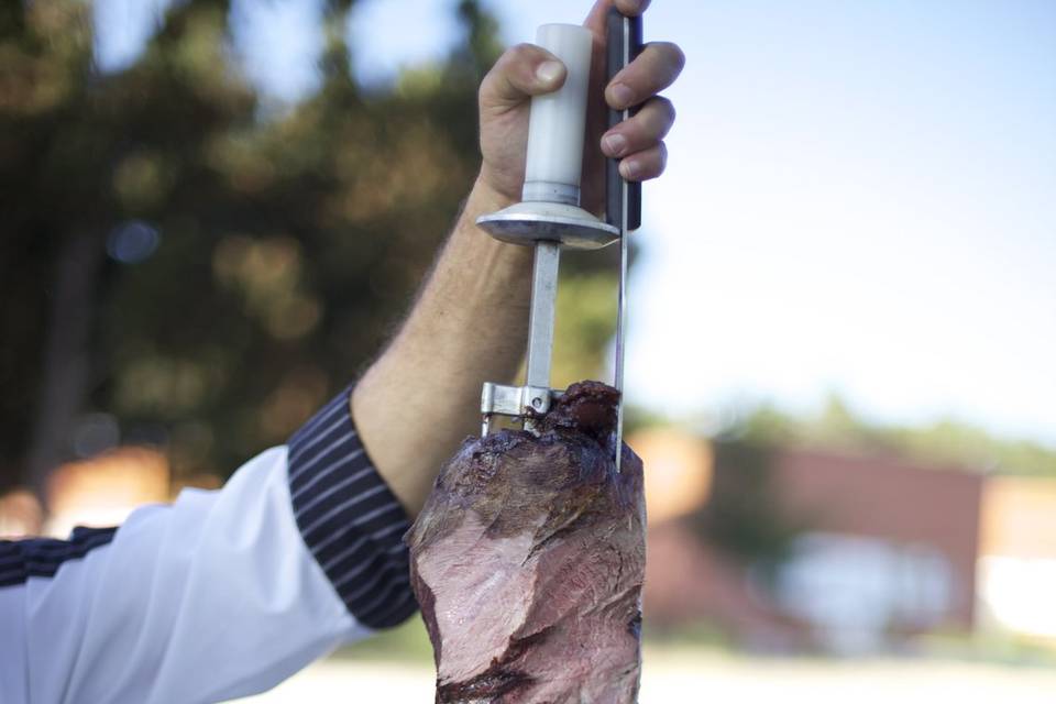 Show-cooking de carnes