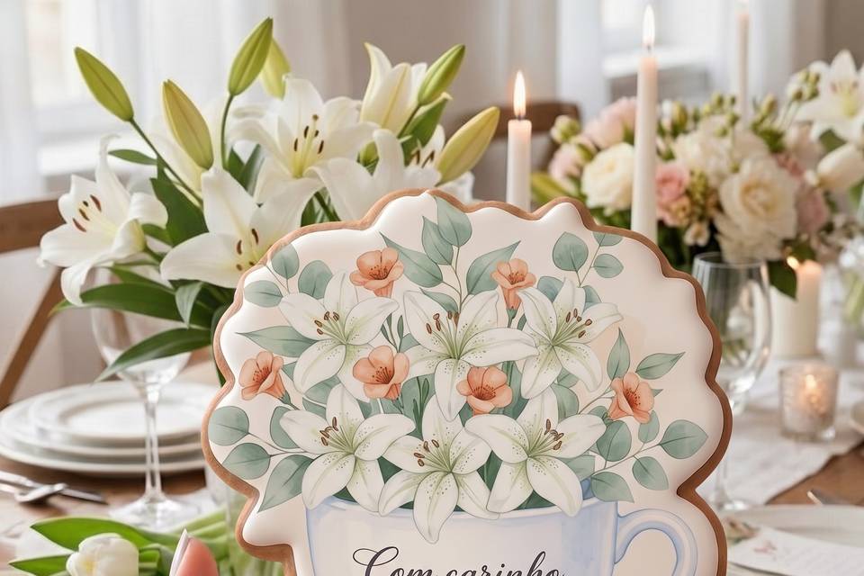 Bolacha lembrança de Casamento