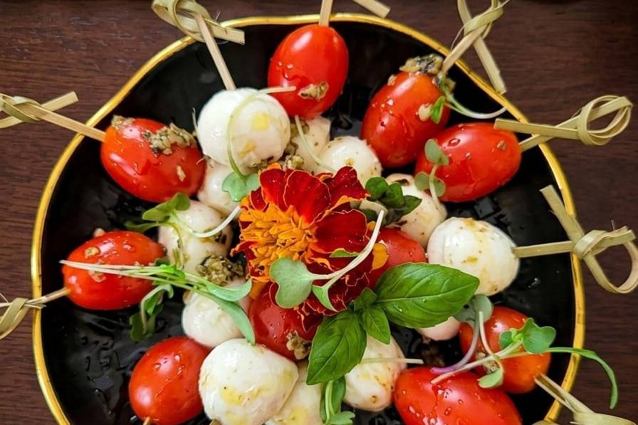 Espetadas de Cherry/Mozzarella