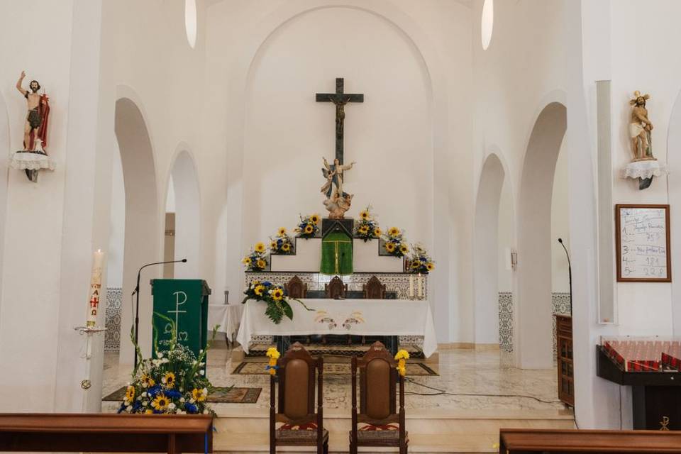 Decoração de altar