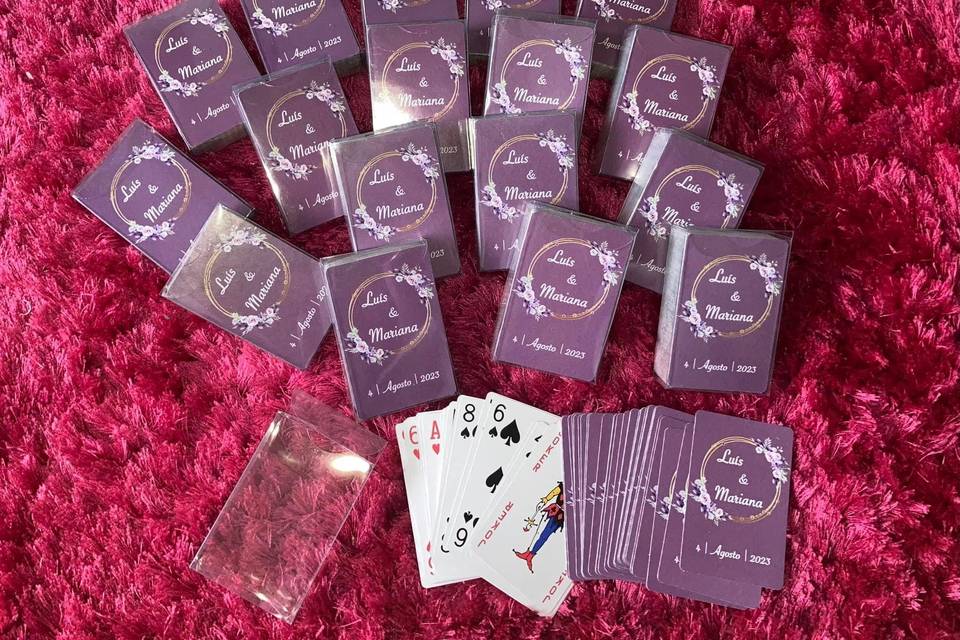 Lembrança - Baralho de cartas