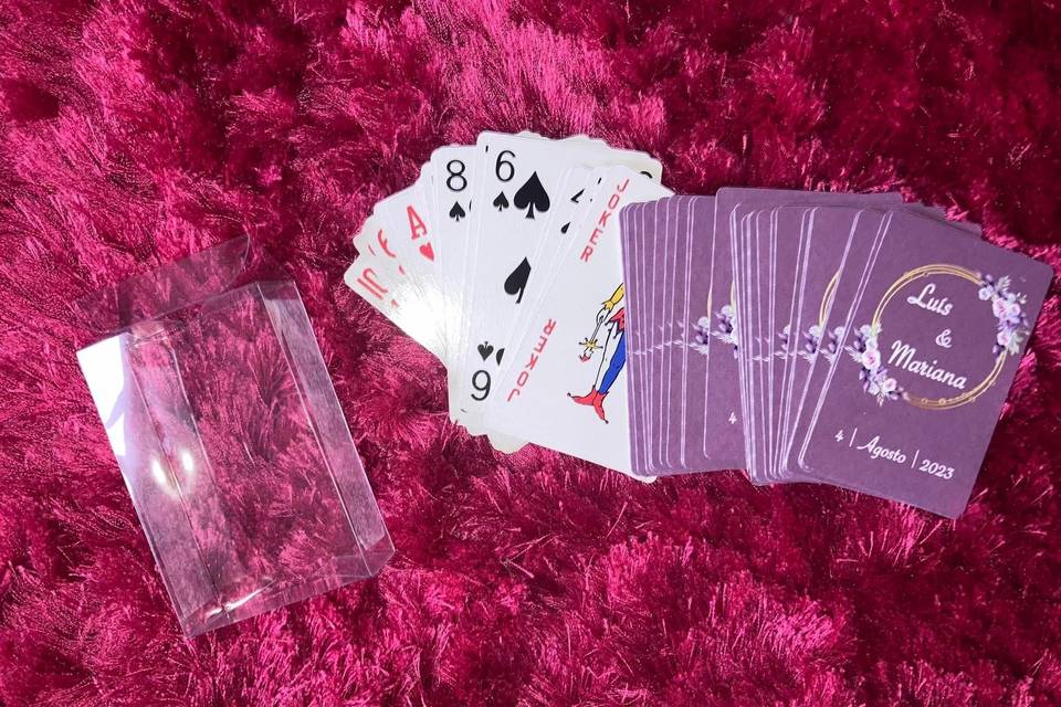 Lembrança - Baralho de cartas