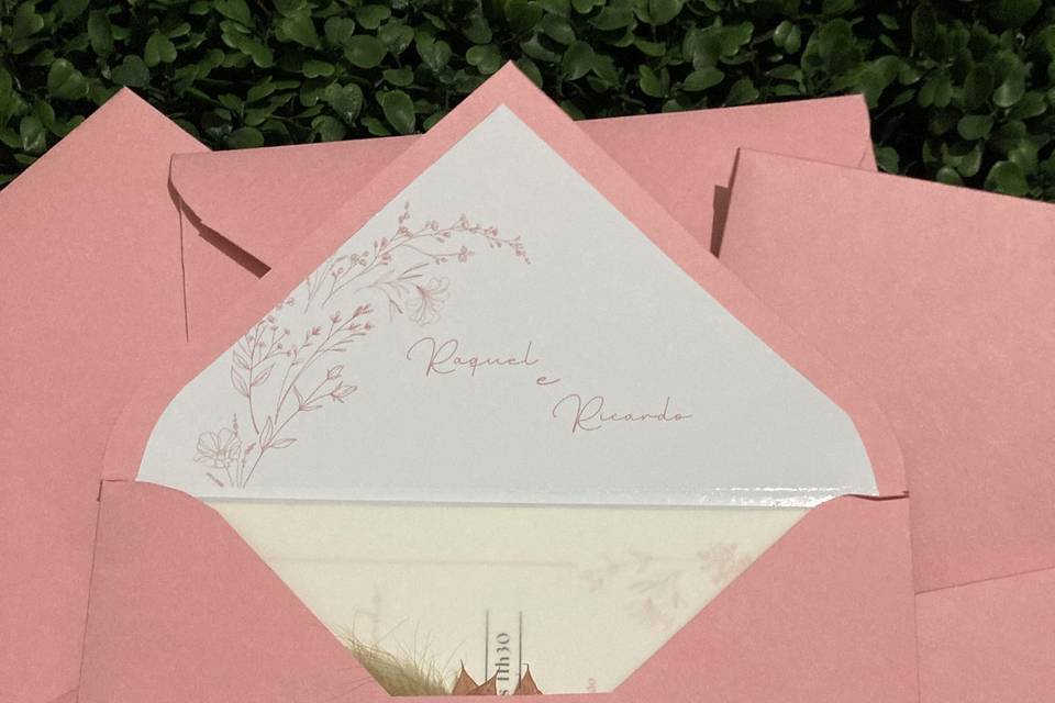 Convite c/ envelope