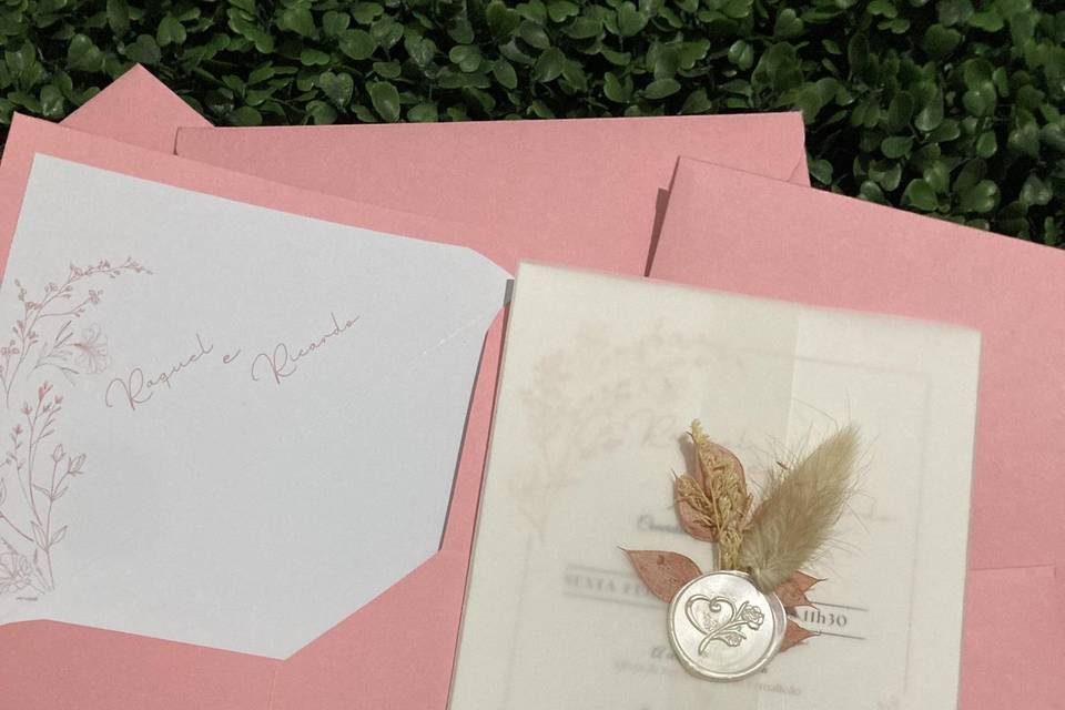 Convite c/ envelope