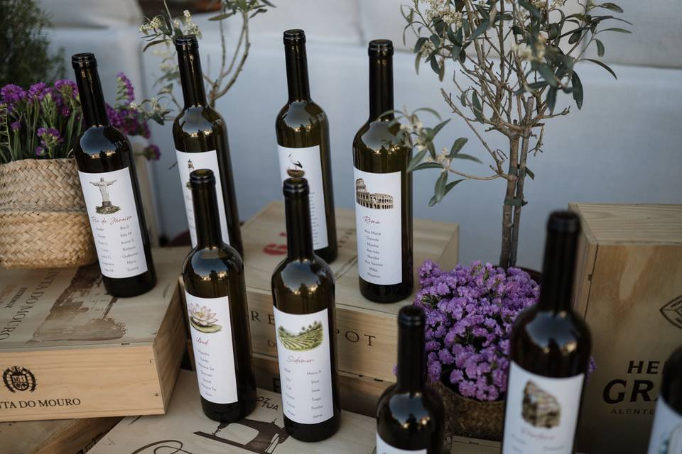 Personalized bottle labels