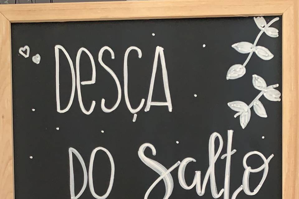 Desça do salto...