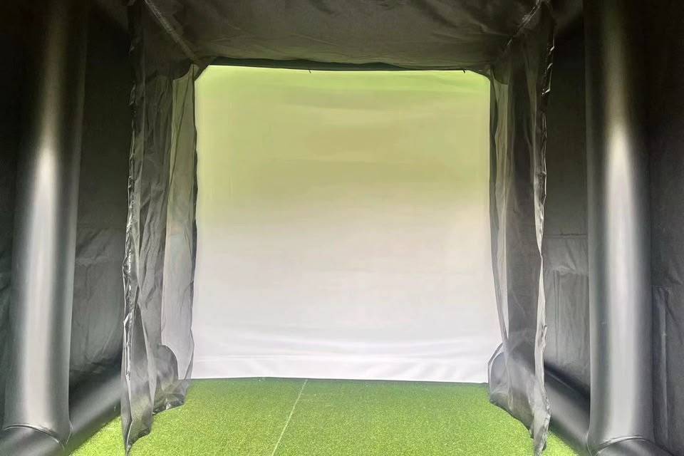 A tenda por dentro, antes de começar