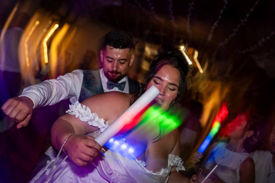 A energia da festa