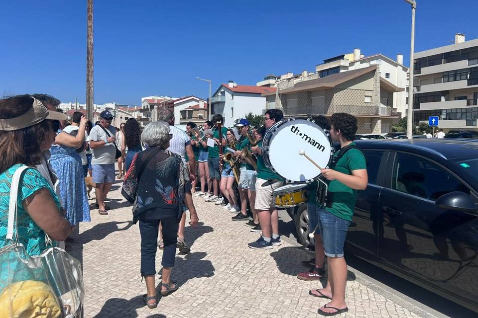 Animação na praia