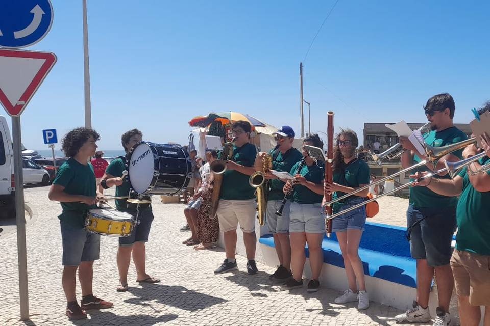 Animação na praia