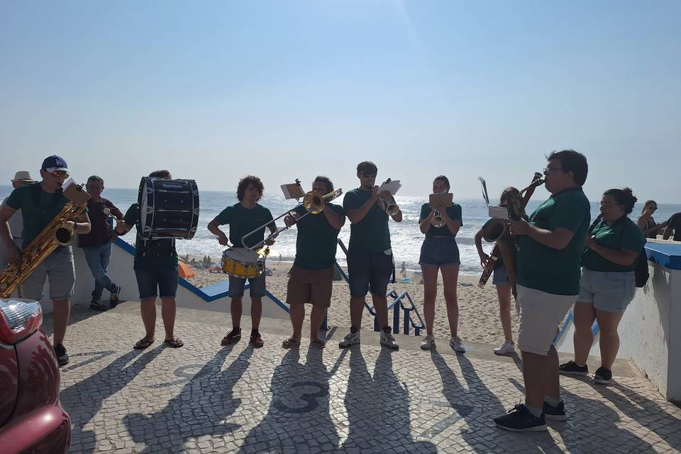 Animação na praia