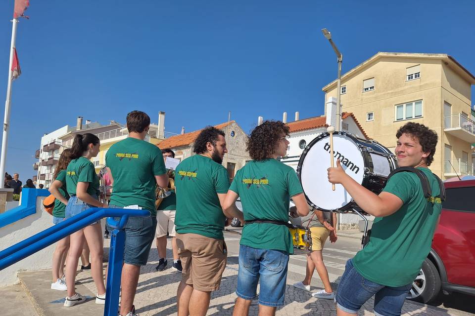 Animação na praia