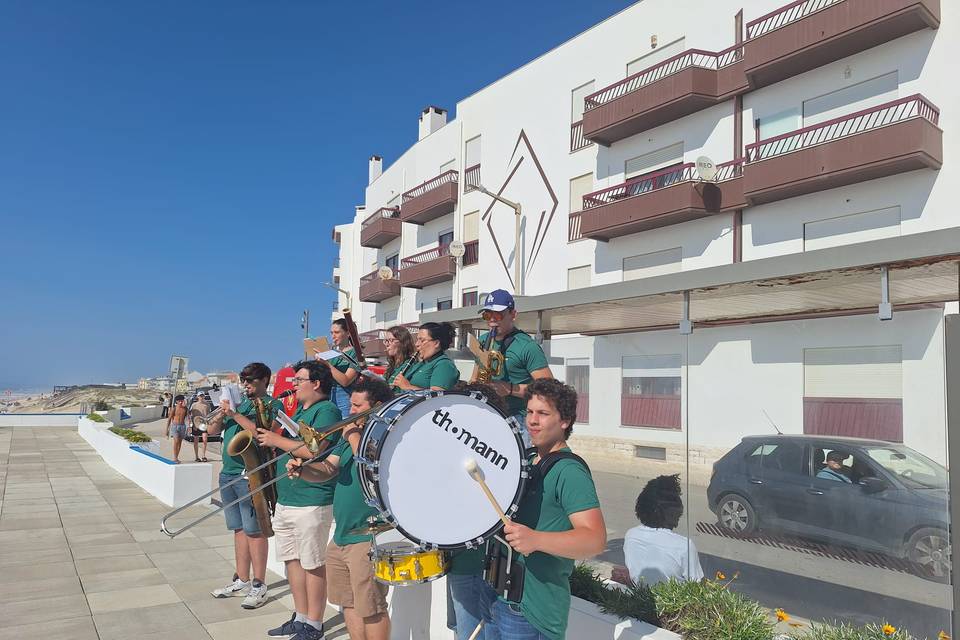 Animação na praia