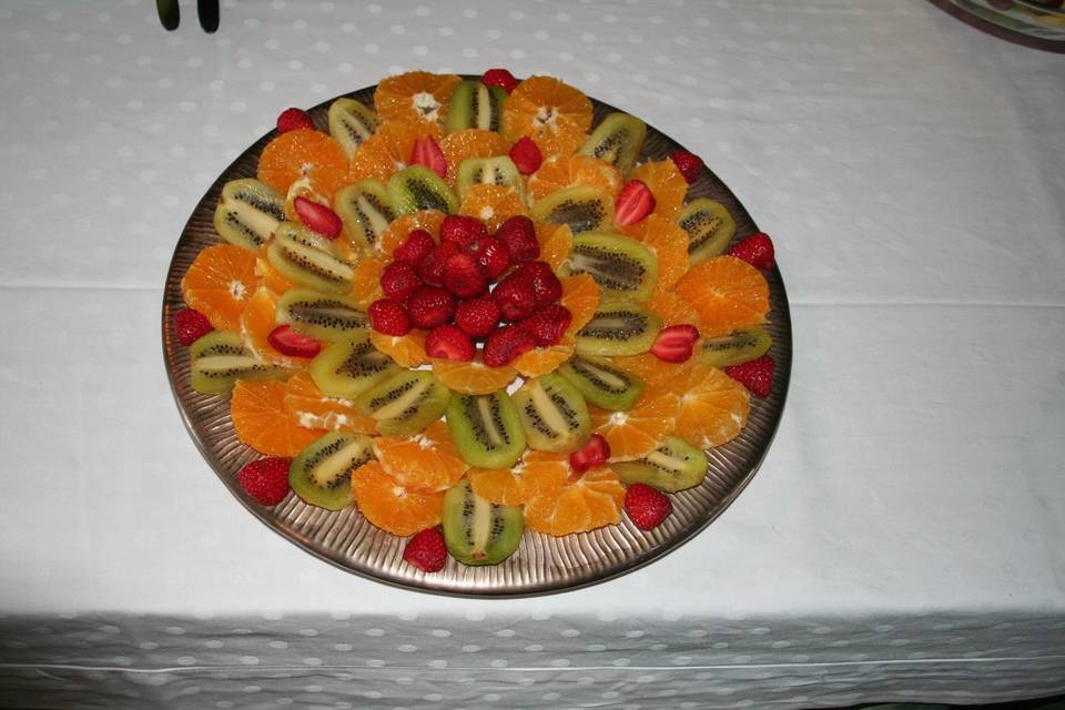 Frutas laminadas