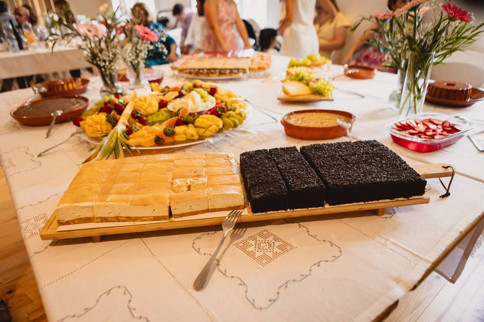 Batizado Mesa de Doces e Fruta