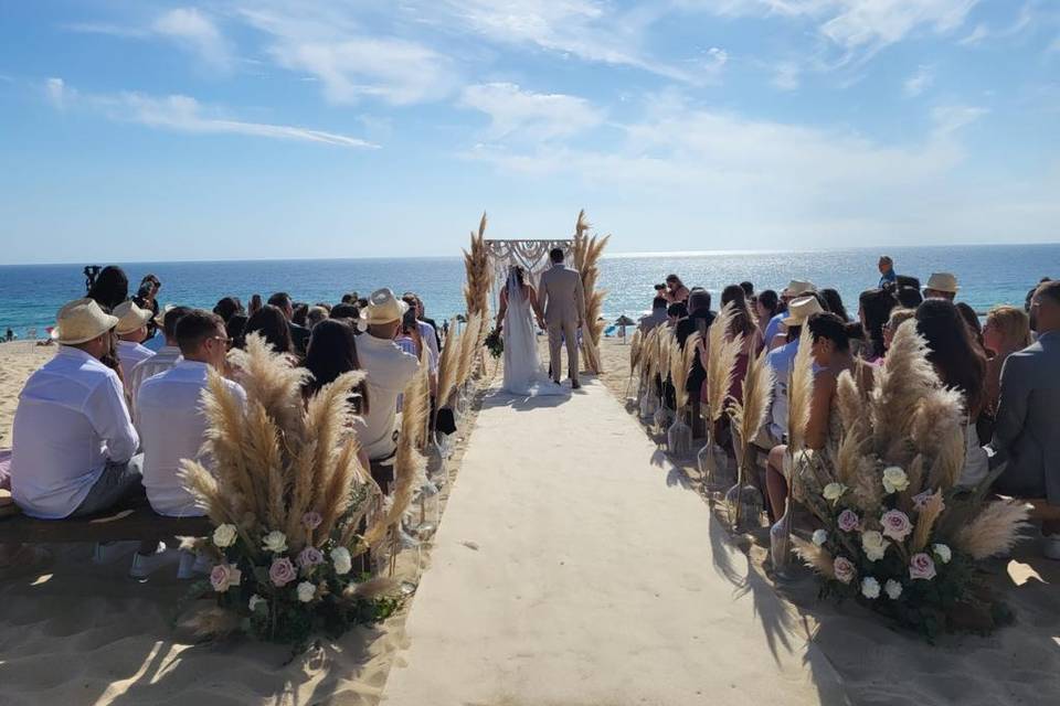 Pergola de casamento Macramor