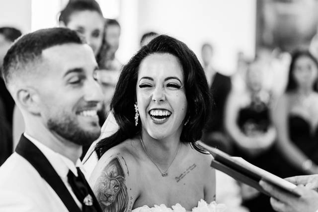 Reação espontânea na cerimónia